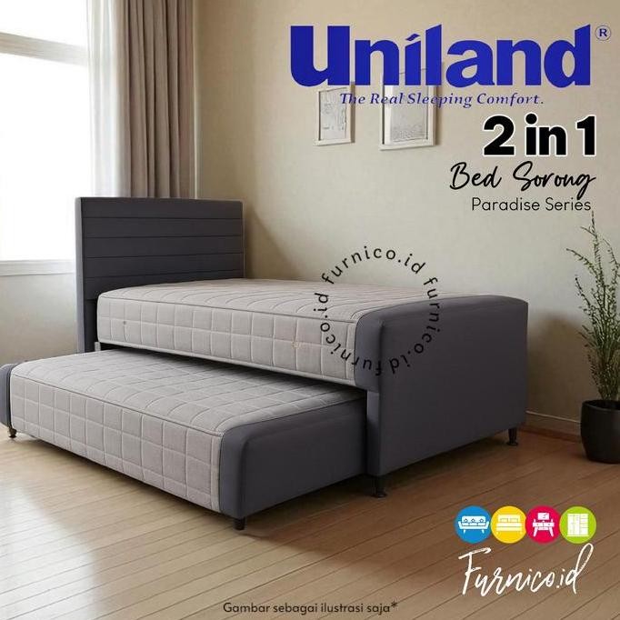 Kasur Springbed 2In1 Uniland 120X200 Rivera Ashton Spring Bed 2 In 1 Sorong Bisa Ditarik | Bandung