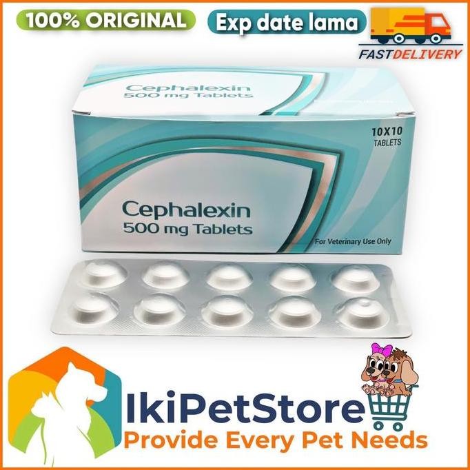 TERLARIS - Cephalexin 500mg antibiotik kulit per strip 10tabs