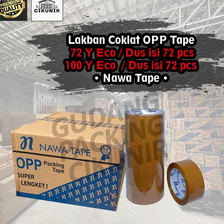 

Lakban Coklat 1 Dus 45Mm X 72 Yard Ekonomis Ter Grosir