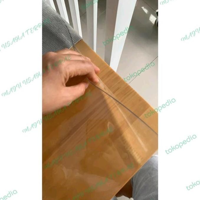 (Allthebest) taplak meja makan/mika bening meteran/taplak meja plastik TEBAL