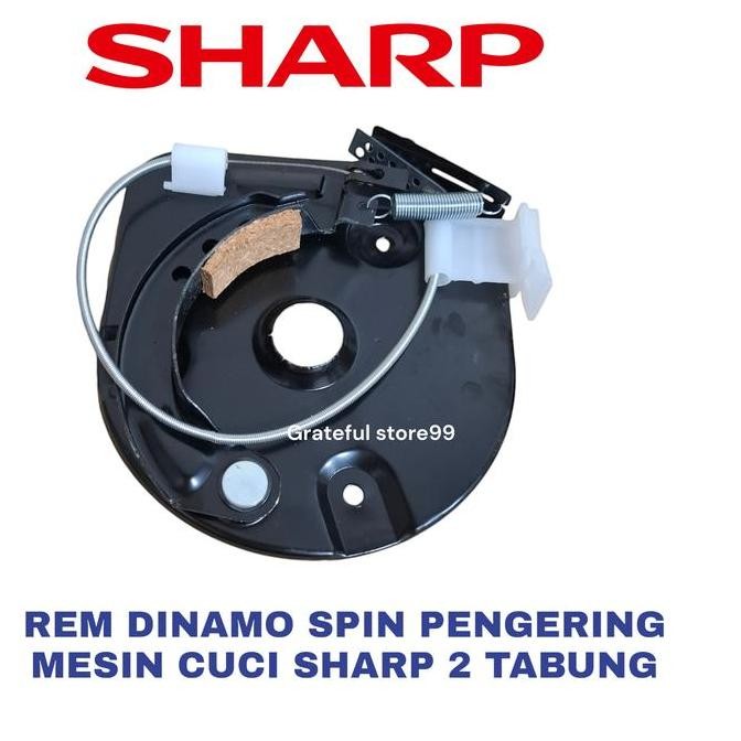 SET REM DINAMO + TALI KAWAT KAMPAS SPIN PENGERING MESIN CUCI SHARP 2 TABUNG HEMAT