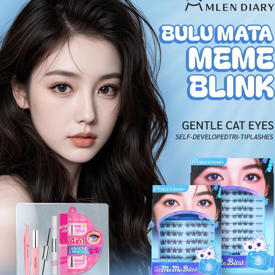 Mlen Diary Mata Bling Baby Series Mata Bobodudumeme Mata Natural 813Mm Mata Eyelash Extension
