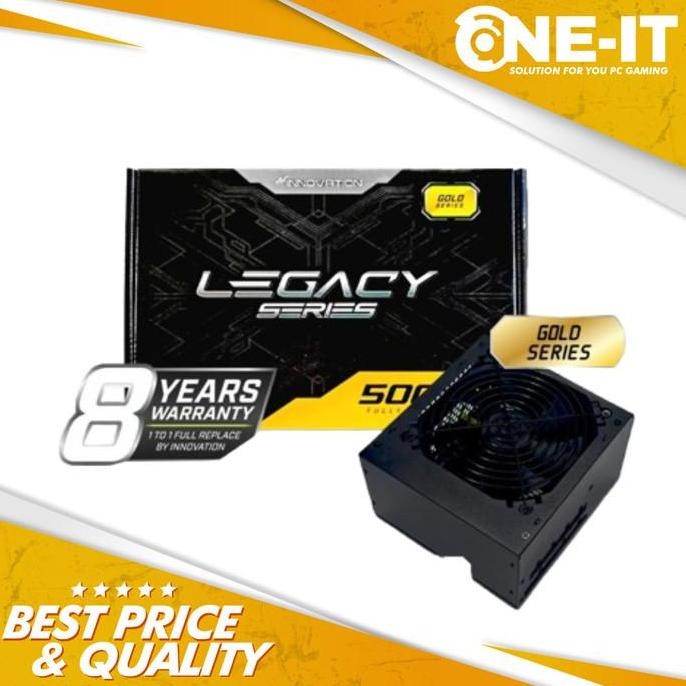 TERMURAH - PSU Innovation Legacy 500W Gold 500 Watt 8 Tahun Garansi
