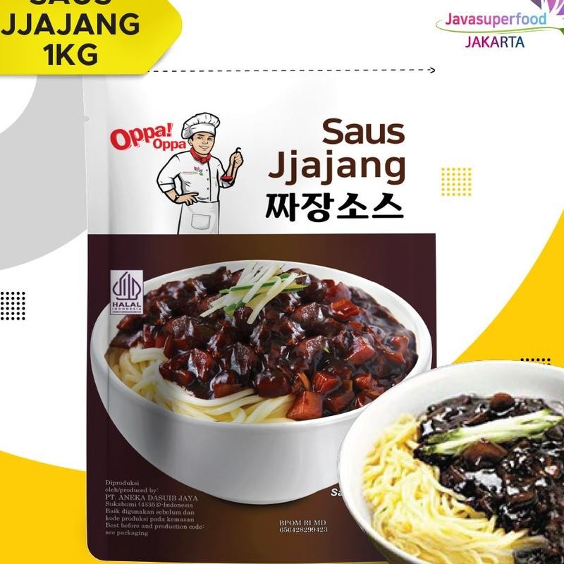 

Saus Jjajang Halal Pasta Kedelai Hitam 1Kg Saus Jjajangmyeon Oppaoppa