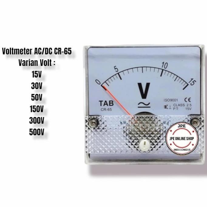 Volt Meter Analog Ac/Dc Direct Cr65 Restock