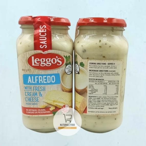 

Leggos Alfredo Pasta Sauce 490Gr Bumbu Pasta Alfredo