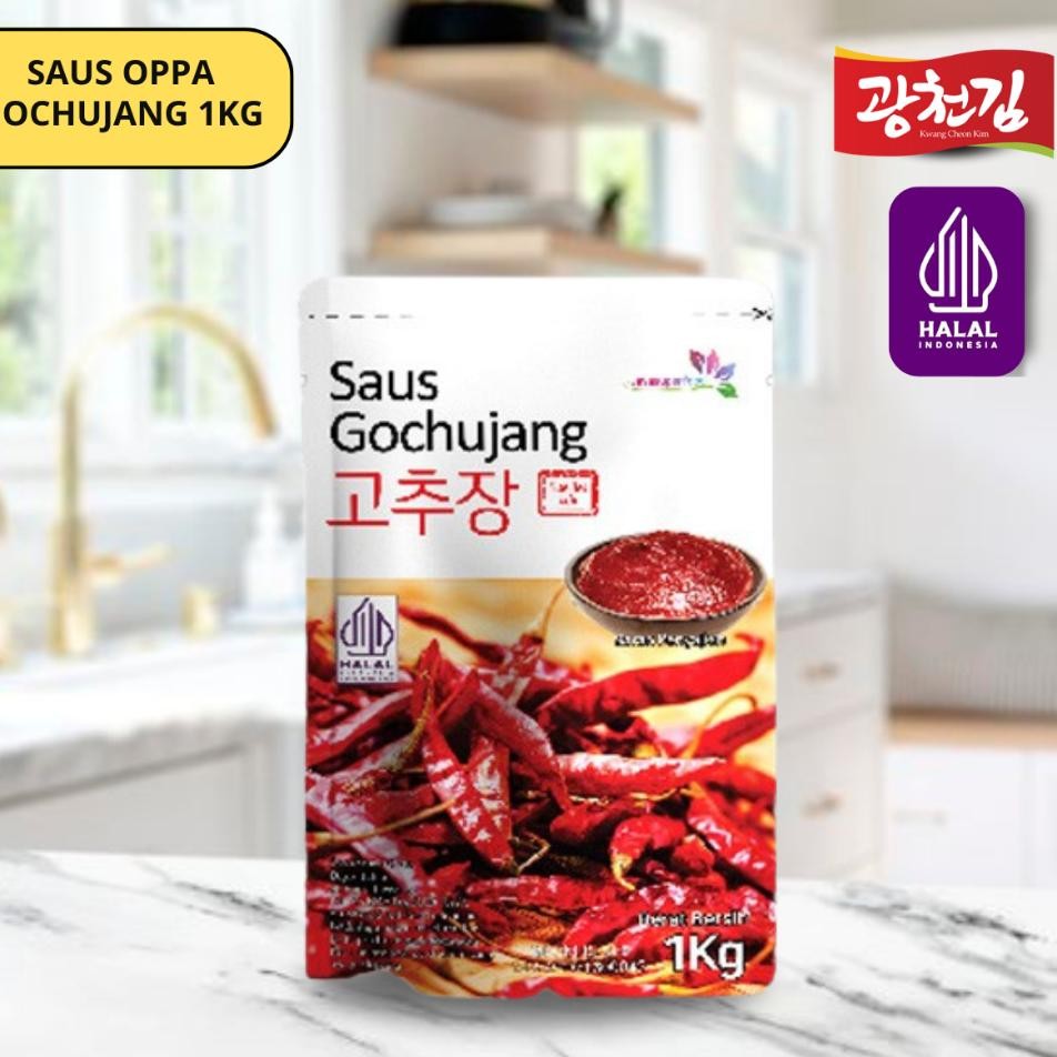 

Halal Oppa Gochujang 1Kg Rasa Koreasauce Sambel Pastahot Pepper Pasta
