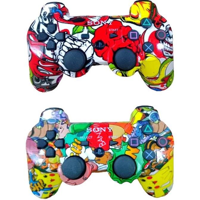 Produk Baru Stik PS3 Wireless Controller Motif Baru - Gamepad PS3 Terbaru