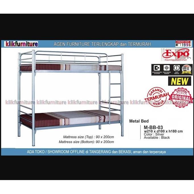 Mbb 03 Expo Ranjang Tingkat Besi Ranjang Susun Besi Bunkbed