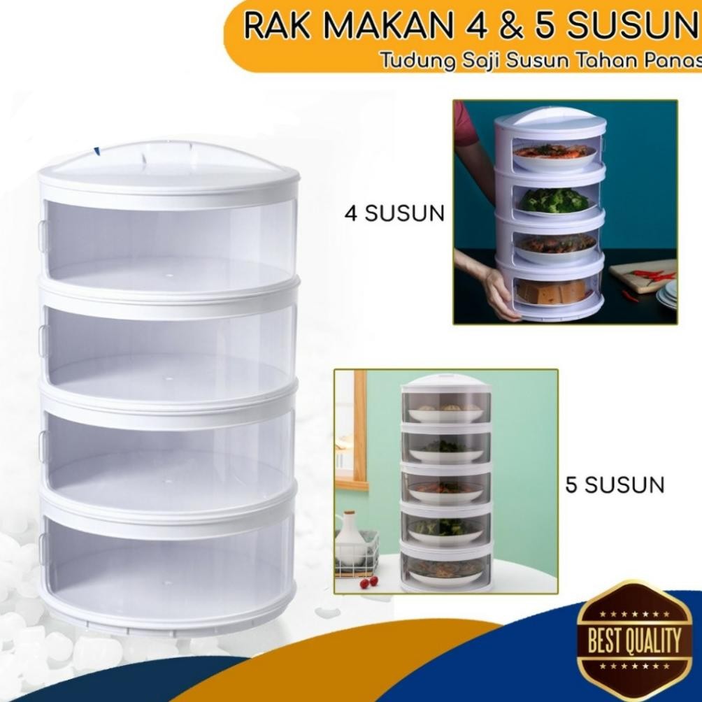 Tudung Saji Susun - Tujung Saji 5 Susun -Tujung Saji - Rak Susun Penyimpanan Makanan