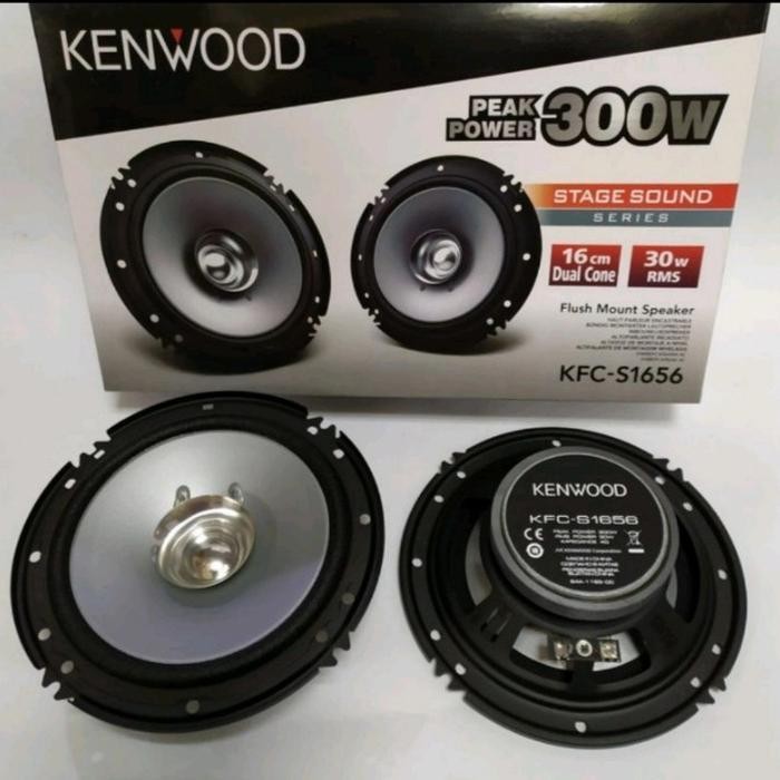 Speaker Coaxial Kenwood 6 inch KFC S1656 Speaker Mobil Kenwood