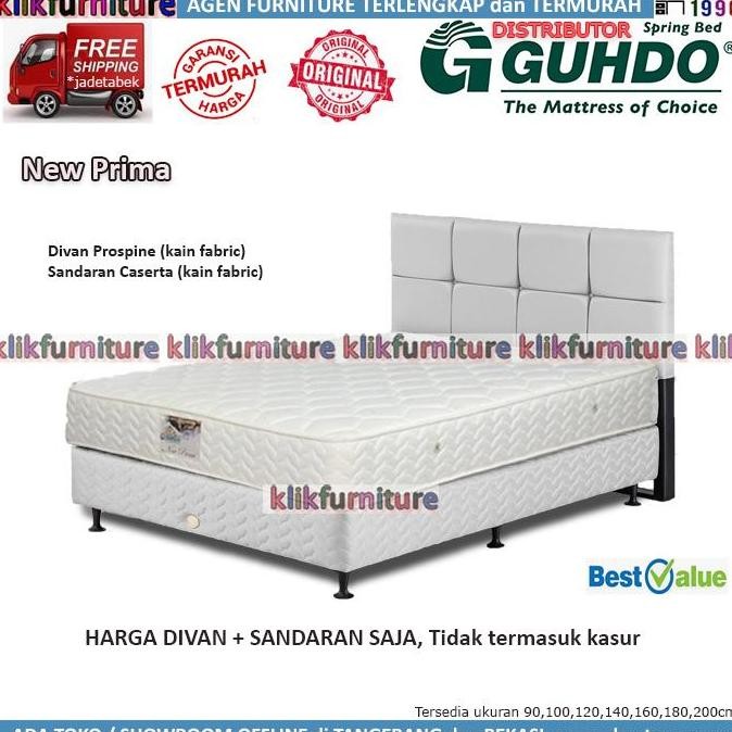 Divan + Sandaran (160X200Cm) Guhdo Springbed Prospine Caserta