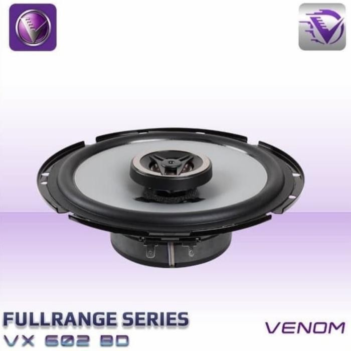 Speaker Pintu Mobil Venom Coaxial VX 602 BD / Speaker Venom VX602BD