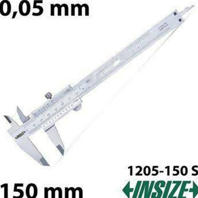 

Insize 1205-150S Vernier Caliper 6" 150Mm Sigmat Jangka Sorong