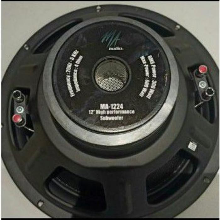 SUBWOOFER MA AUDIO 1224 DUAL COIL 12 inch