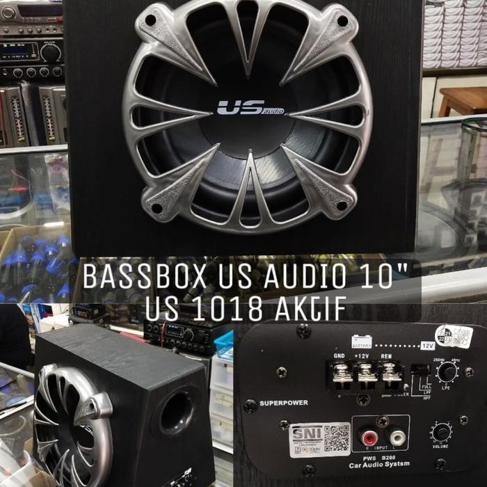 Subwoofer Active/Basstube mobil 10 inch USAUDIO