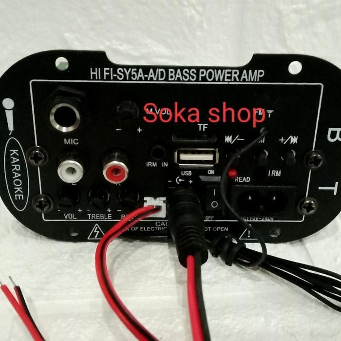 Kit basstube Mini DC 12v karaoke USB SD CARD kit basstube bluetooth