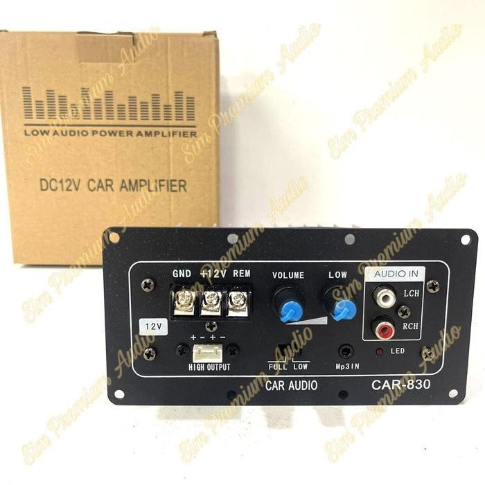 Power Kit Subwoofer Mesin Aktif Basstube Car830 car 830