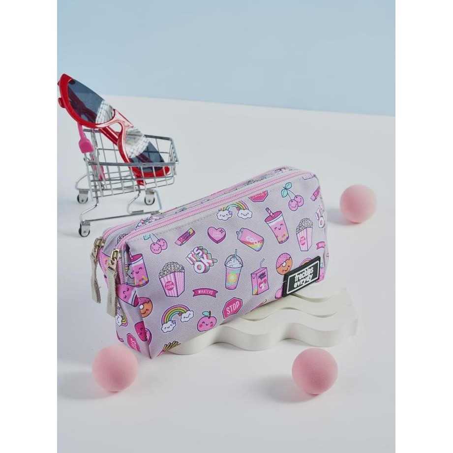 

Freckles Pencil Case - Tempat Pensil Kapasitas Besar Motif Unik Multifungsi Premium Alat Blue LA