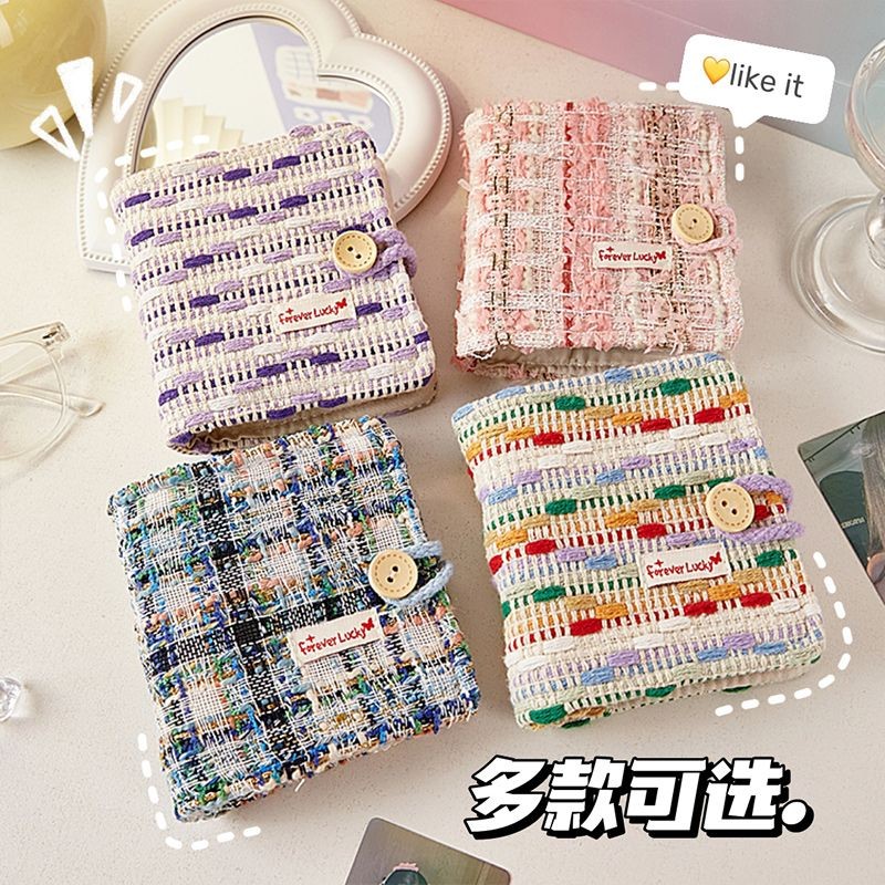 

Jurnal Kain Mewah Buku Catatan Anyaman Berwarna Loose-leaf Perencana Portabel