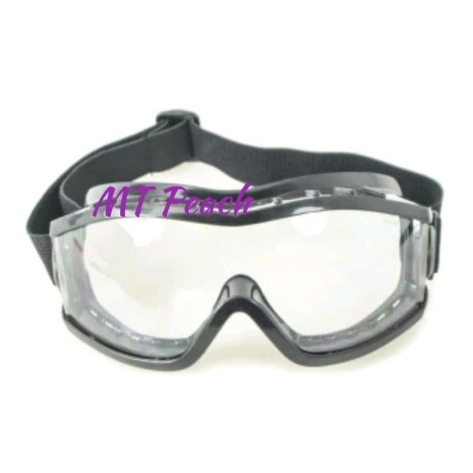 Kacamata Safety Krisbow Goggles Clear Pelindung Mata Bening Shopee