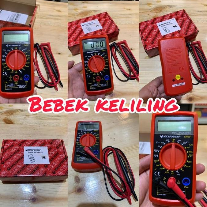 Multi Tester / Digital Multi Tester / Multitester / Maxpower Terbaik