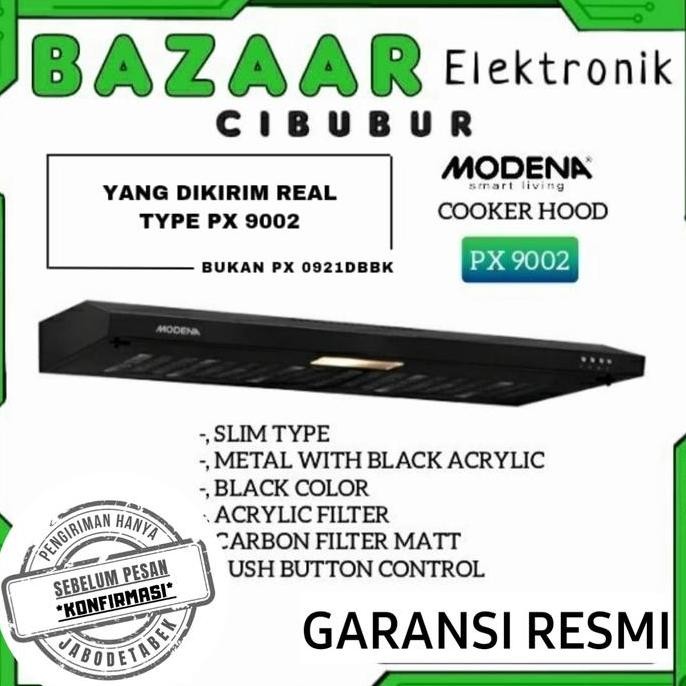 COOKERHOOD MODENA PX9002 PENGHISAP ASAP PX 9002