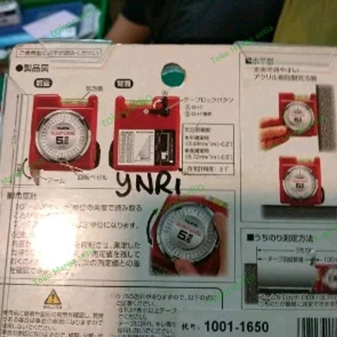 Meteran Waterpass Tajima Slant Level 5.5M Restock