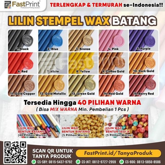 

Paket Murah Seal Wax Stempel Lilin Segel Batang Stamp Sealing Spoon