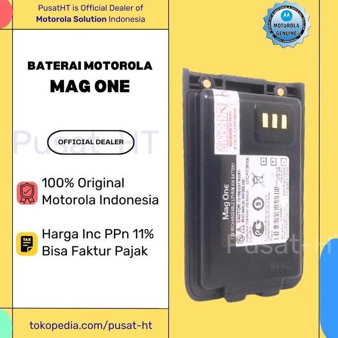 TERLARIS - Baterai Battery HT Motorola Magone Mag One VZ 28 Lithum Original