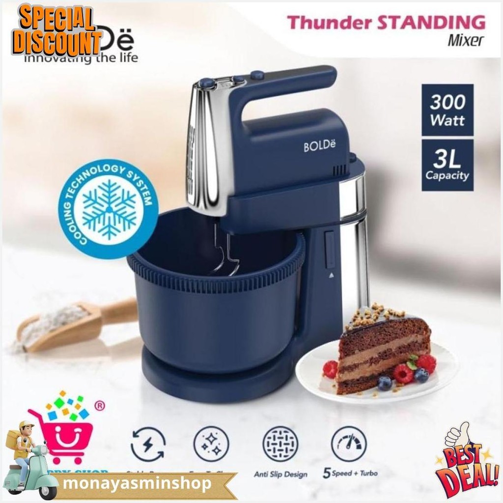 Bolde Super Mix Thunder (Mixer 3L) / Standing Mixer Original Produk