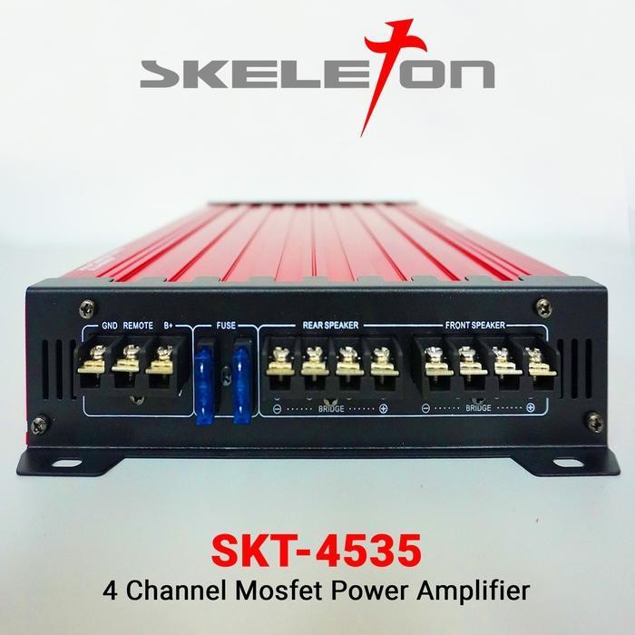 POWER AMPLIFIER MOBIL 4 CHANEL SKELETON 4535