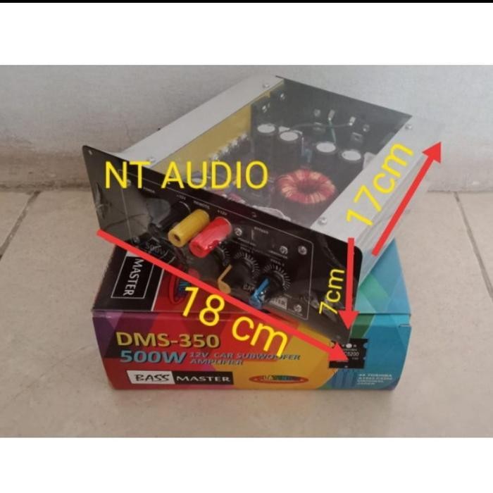 Kit basstube monoblock DMS-350 500.WATT ORIGINAL BASS MANTAP DMS-350