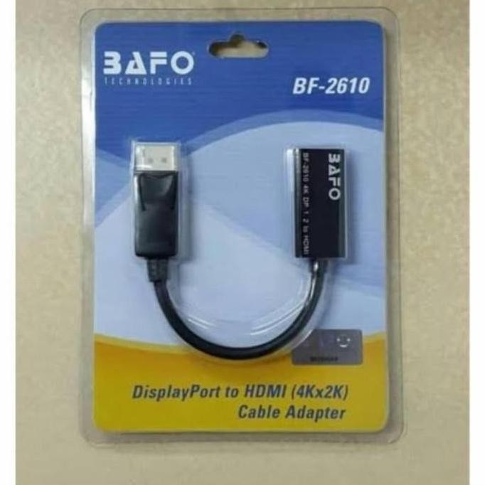 SIAP KIRIM BAFO BF3382 KABEL DP TO HDMI SUPPORT 1080P 4K | CONVERTER DISPLAYPORT HDMI
