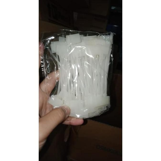 SIAP KIRIM CABLE TIES LABEL NAME TAG PENGIKAT KABEL WARNA RANDOM