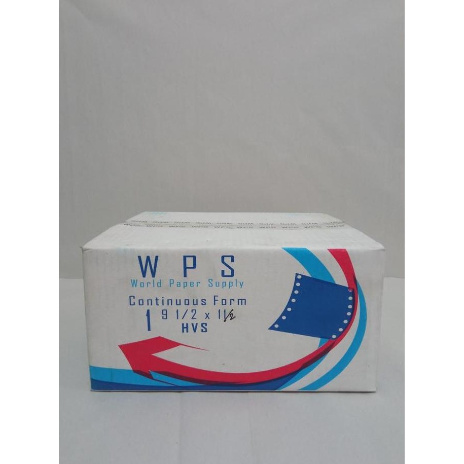 

TERBARU - WPS Continous Form 91/2 x 11/2 ( 1Ply ) K1/2 Hvs