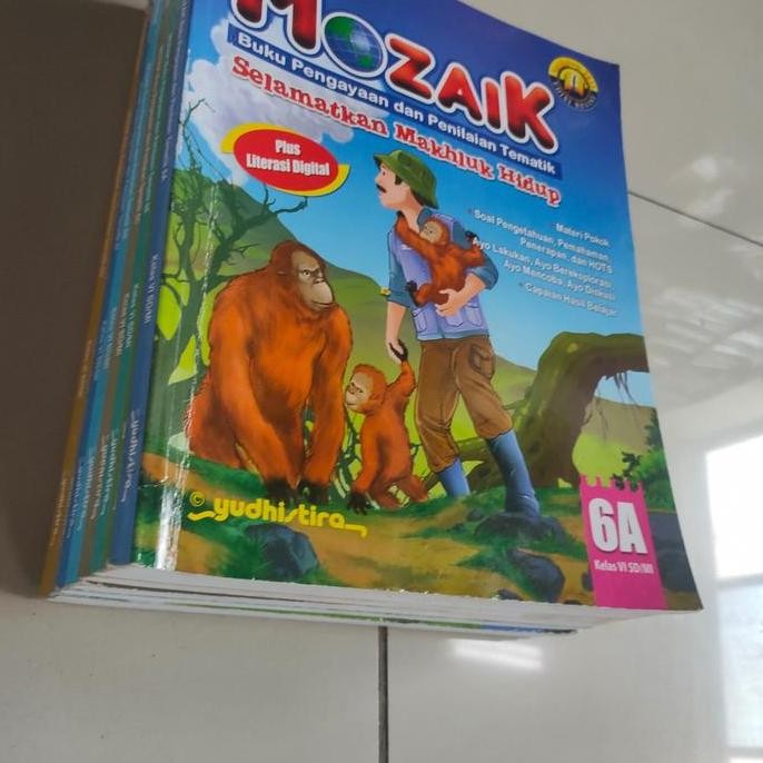 MOZAIK BUKU PENGAYAAN DAN PENILAIAN TEMATIK KELAS 6 SD K13 YUDISTIRA