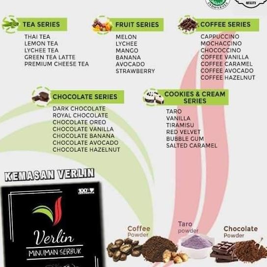 

Verlin Powder Drink. Minuman Serbuk Rasa Thai Tea. Enak Dan Murah. (Mine)