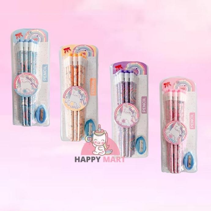 

Pensil Unicorn Isi 12 Pcs Set