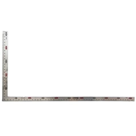 

Atm Penggaris Siku Stainless Steel 50Cm X 25Cm / Penggaris Siku 500Mm