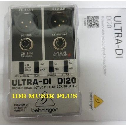 Direct Box Di Box Behringer Di20 Di 20 Original