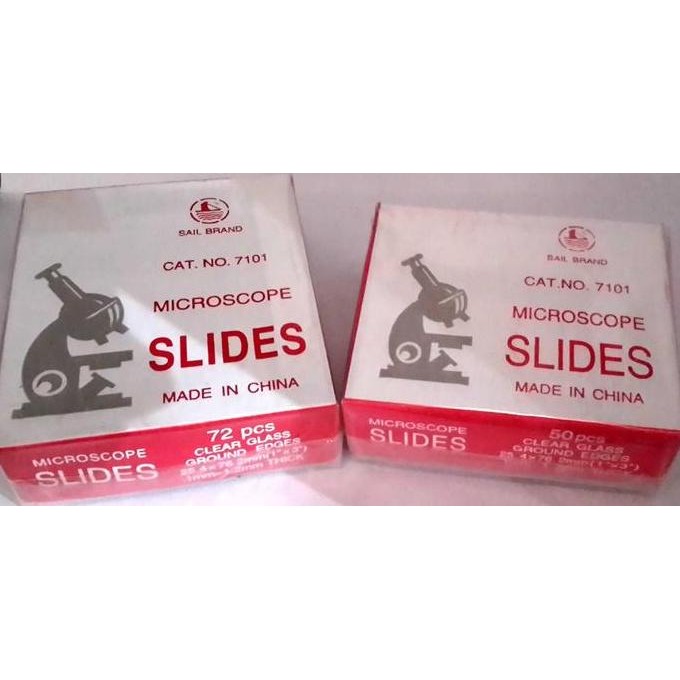 

Kaca Benda Isi 50Bh Kaca Preparat, Slaid Mikroskop, Objek Gelas Sail Brand China