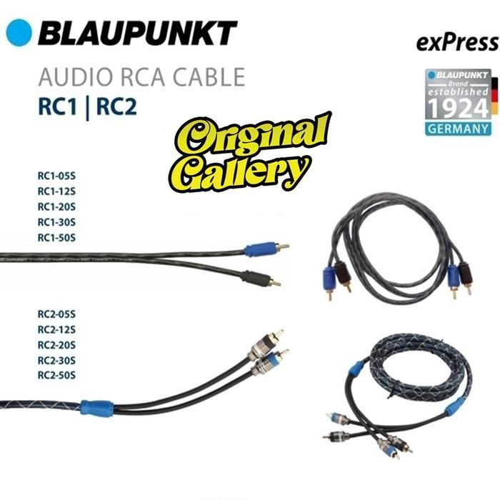 Blaupunkt RCA RC.2 Kabel RCA Stereo Audio Mobil Terbaik Berkualitas