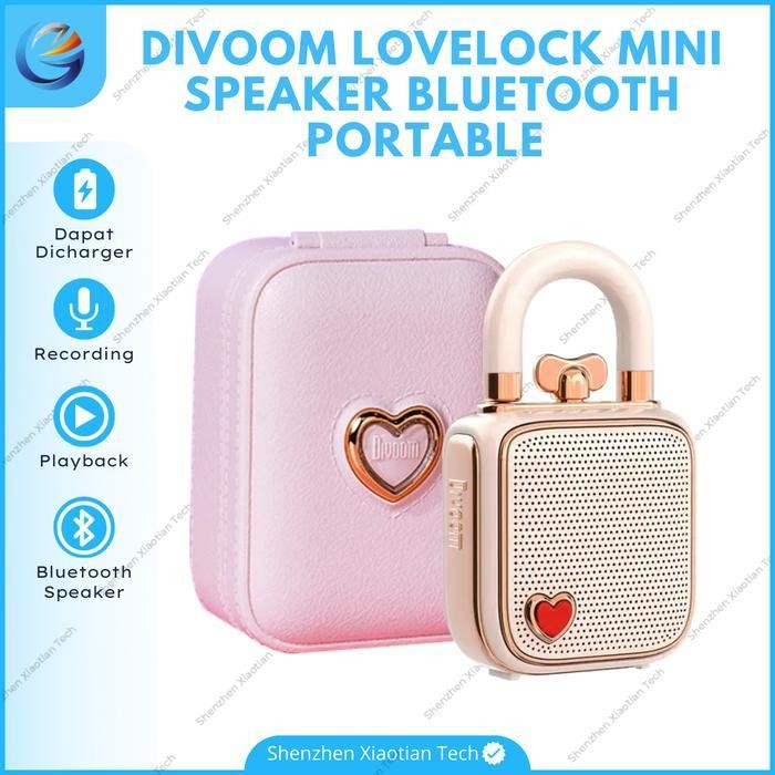 Divoom Lovelock Bluetooth Speaker Mini Portable Wireless Original