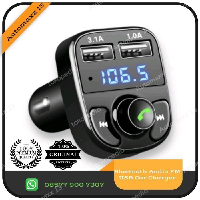 Bluetooth Audio Receiver FM Transmitter USB Car Terbaik Berkualitas