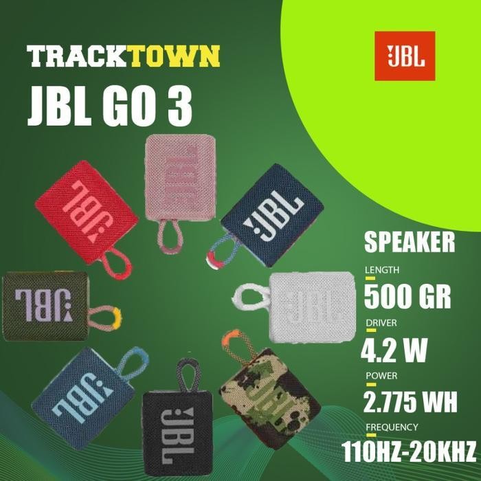 JBL GO 3 BLUETOOTH SPEAKER ORIGINAL JBL Terbaru Berkualitas