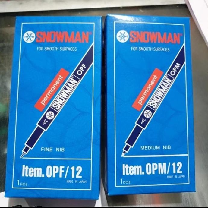 

Spidol Snowman Ohf/Ohm 1Lsn