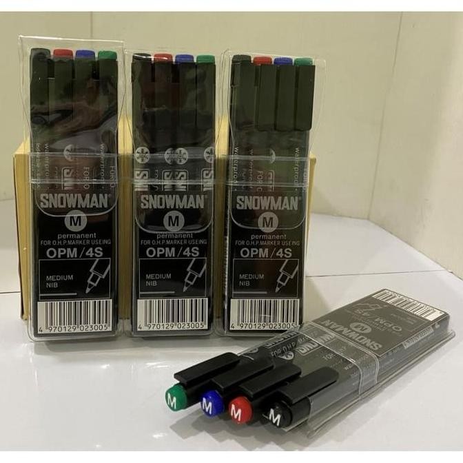 

Spidol Snowman Opm/ Opf Isi 4