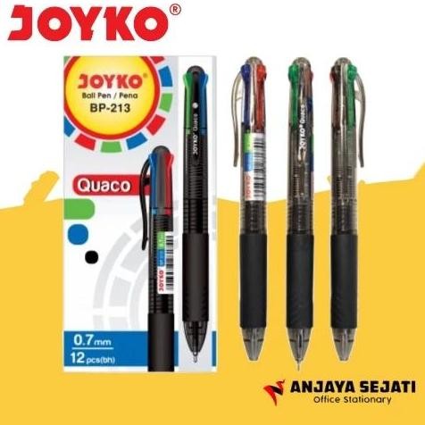 

Bolpen Joyko 4 Warna Bp-213 (Quaco) | Perlusin