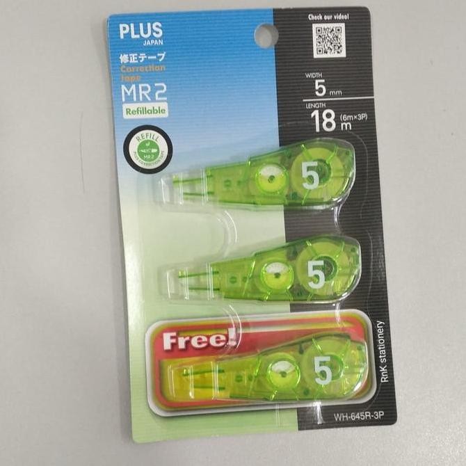 

Plus Refill Correction Tape Mr2 Wh - 645R - 3P